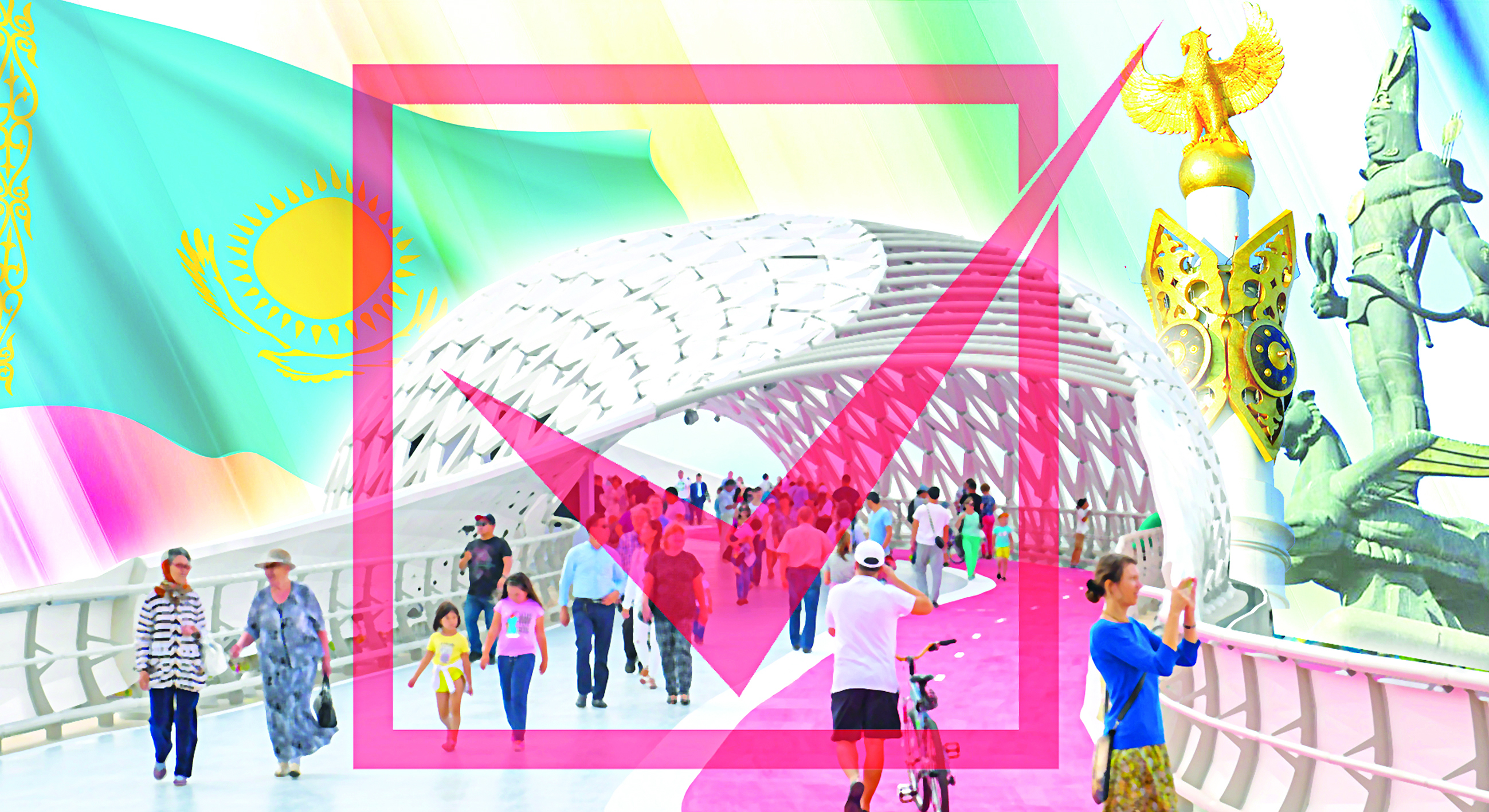 دەموكراتيا – زاڭدى قۇرمەتتەۋ