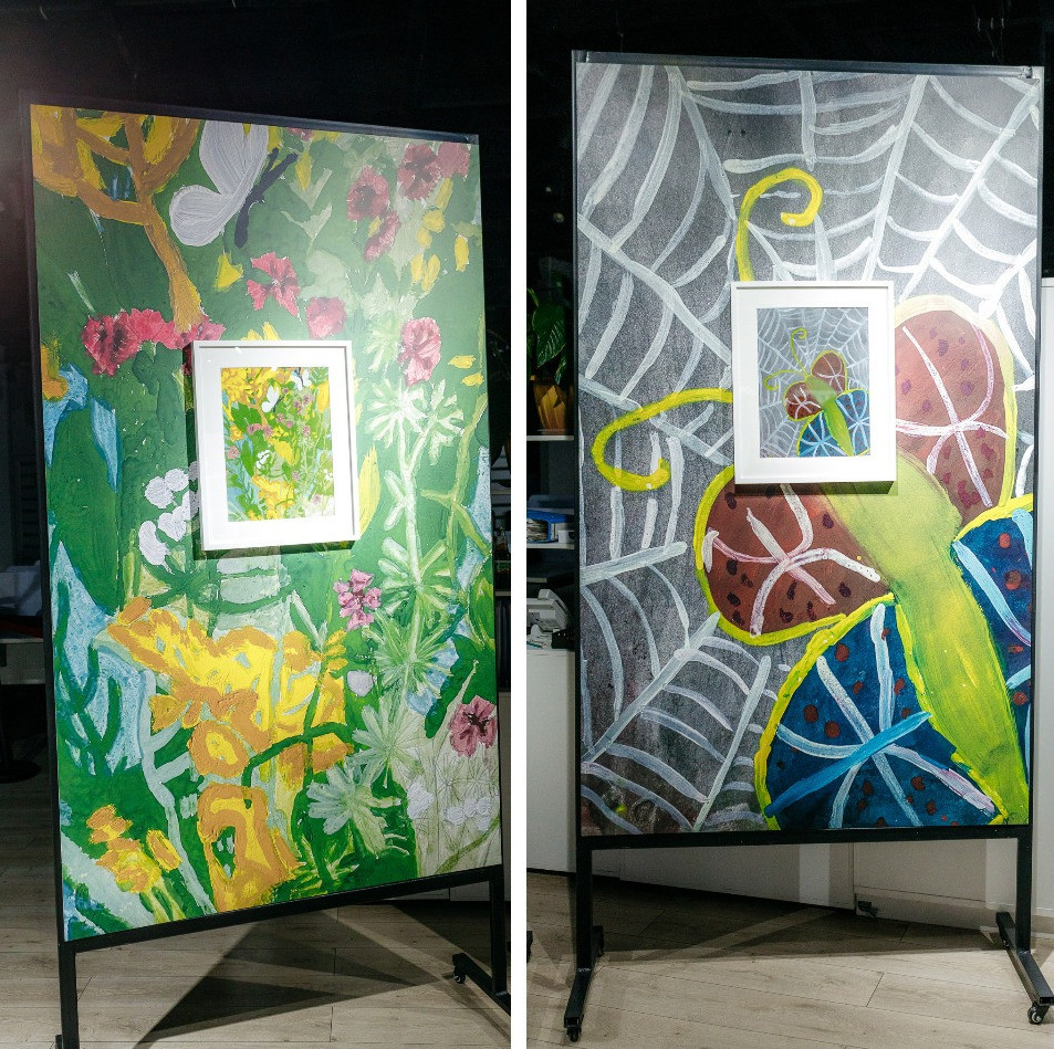 الماتىدا ەرەكشە سۋرەتشىلەردىڭ «كوبەلەكتەر اڭگىمەسى» اتتى كورمەسى ءوتتى