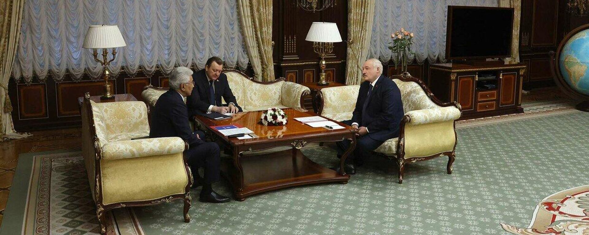 يمانعالي تاسماعامبەتوۆ بەلارۋس پرەزيدەنتىمەن كەزدەستى