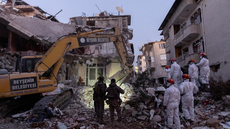 تۇركيادا تاعى دا جەر سىلكىندى