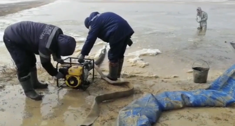 جانگەلدى اۋدانىنىڭ شەگەن اۋىلىندا سۋ دەڭگەيى كوتەرىلدى