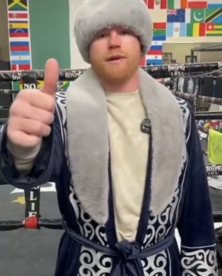 كانەلو شاپان كيىپ, قۇتتىقتاۋ جولدادى