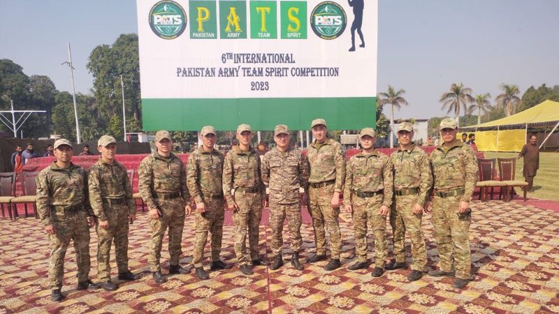 قازاقستان اسكەريلەرى پاكىستانداعى جارىستا ەكىنشى ورىن يەلەندى