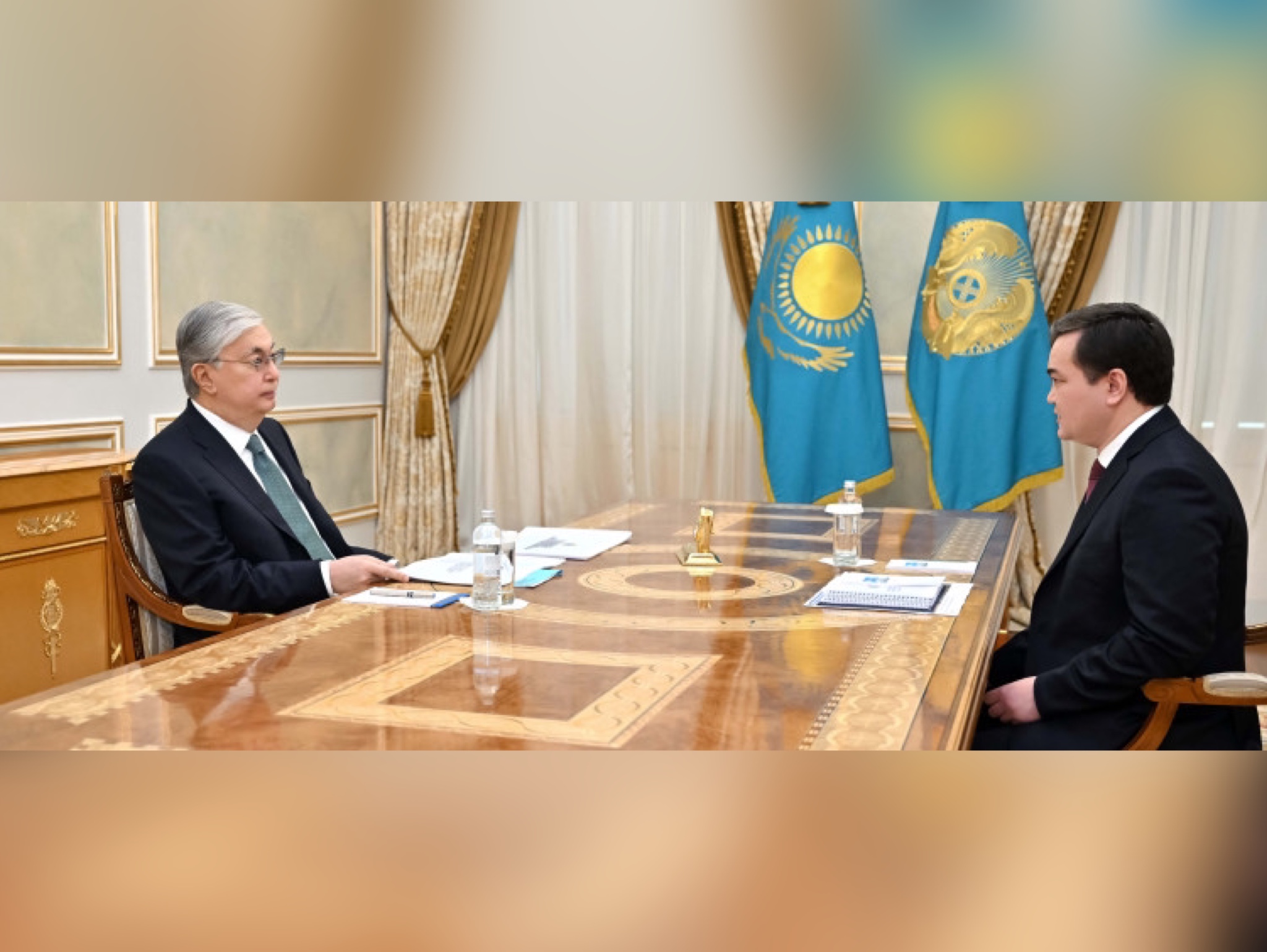 مەملەكەت باسشىسى جەڭىس قاسىمبەكتى قابىلدادى