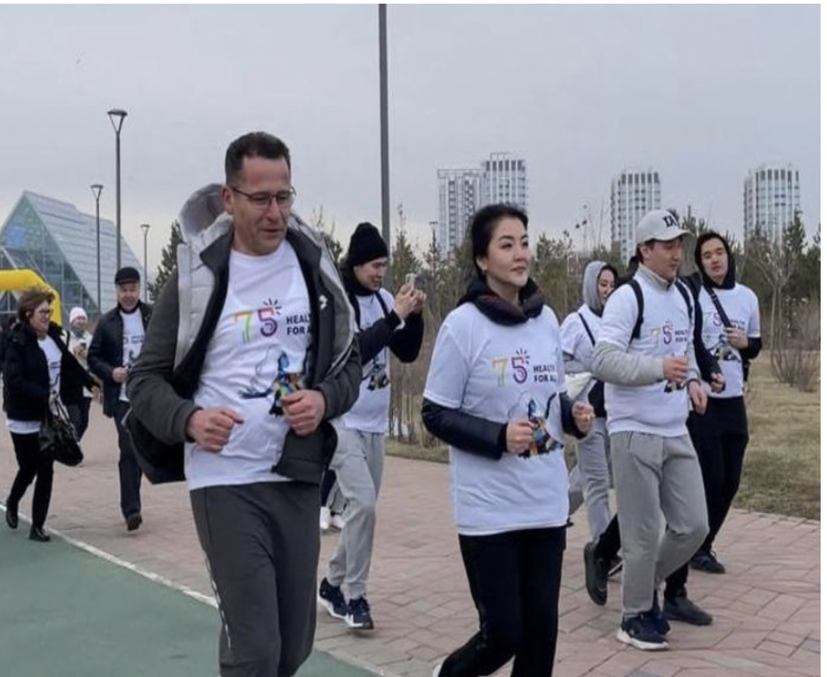 ەلوردادا دۇنيەجۇزىلىك دەنساۋلىق كۇنىنە ارنالعان ءىس-شارالار باستالدى