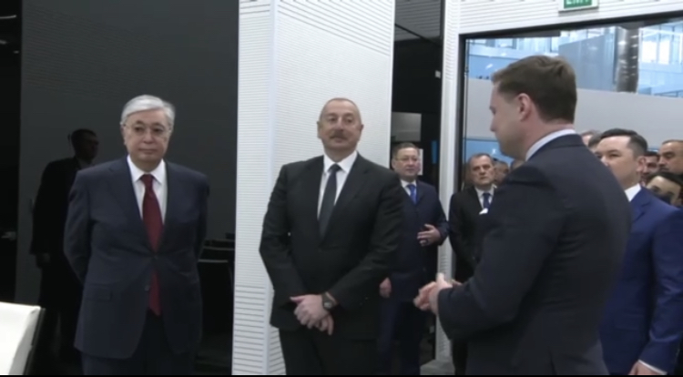 قازاقستان مەن ازەربايجان پرەزيدەنتتەرى احقو-عا باردى