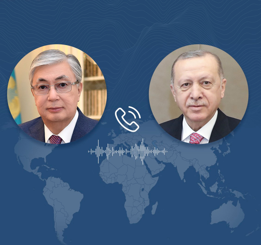 قاسىم-جومارت توقاەۆ رەجەپ تايپ ەردوعانمەن تەلەفون ارقىلى سويلەستى