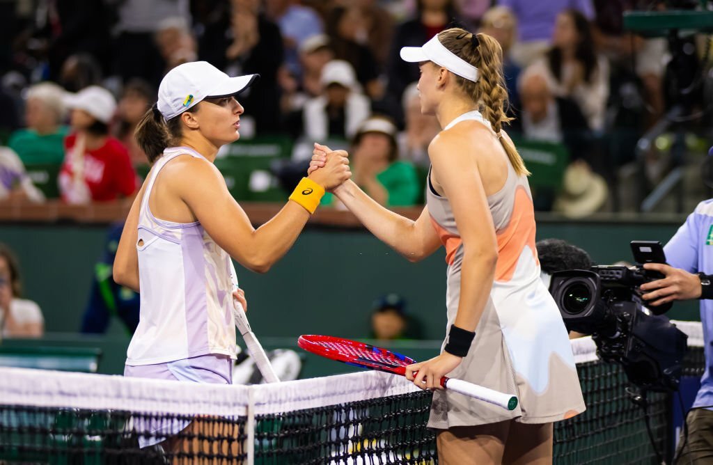 ەلەنا رىباكينا الەمنىڭ ءبىرىنشى راكەتكاسىنا قارسى وينايدى