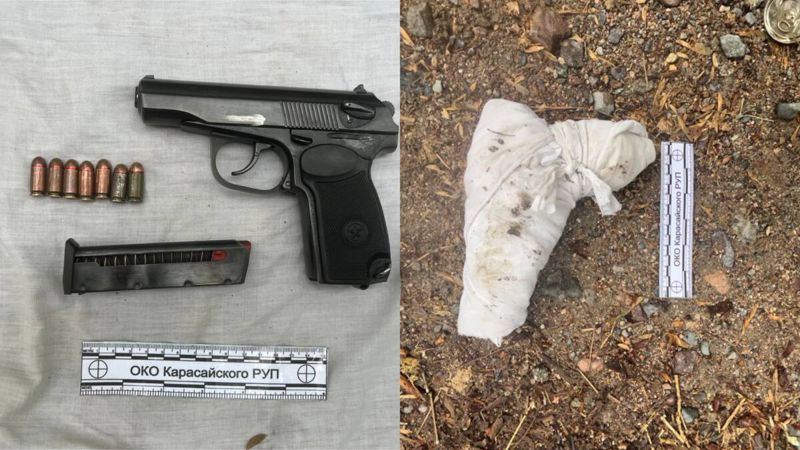 الماتى وبلىسىندا تاپانشا مەن بىرنەشە وق جاسىرىلعان ورىن انىقتالدى