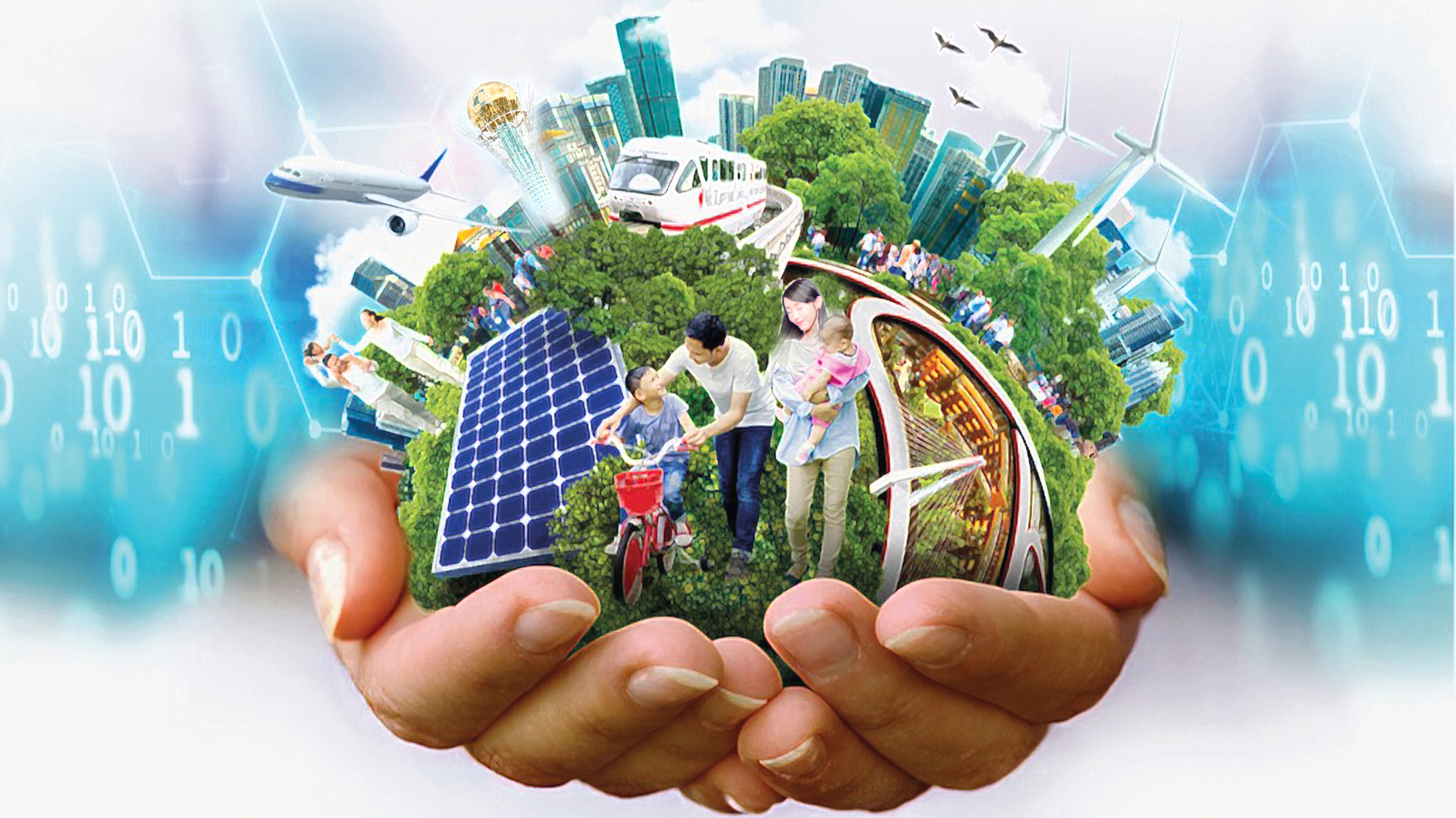 قالادان حالىق كوشكەنمەن...