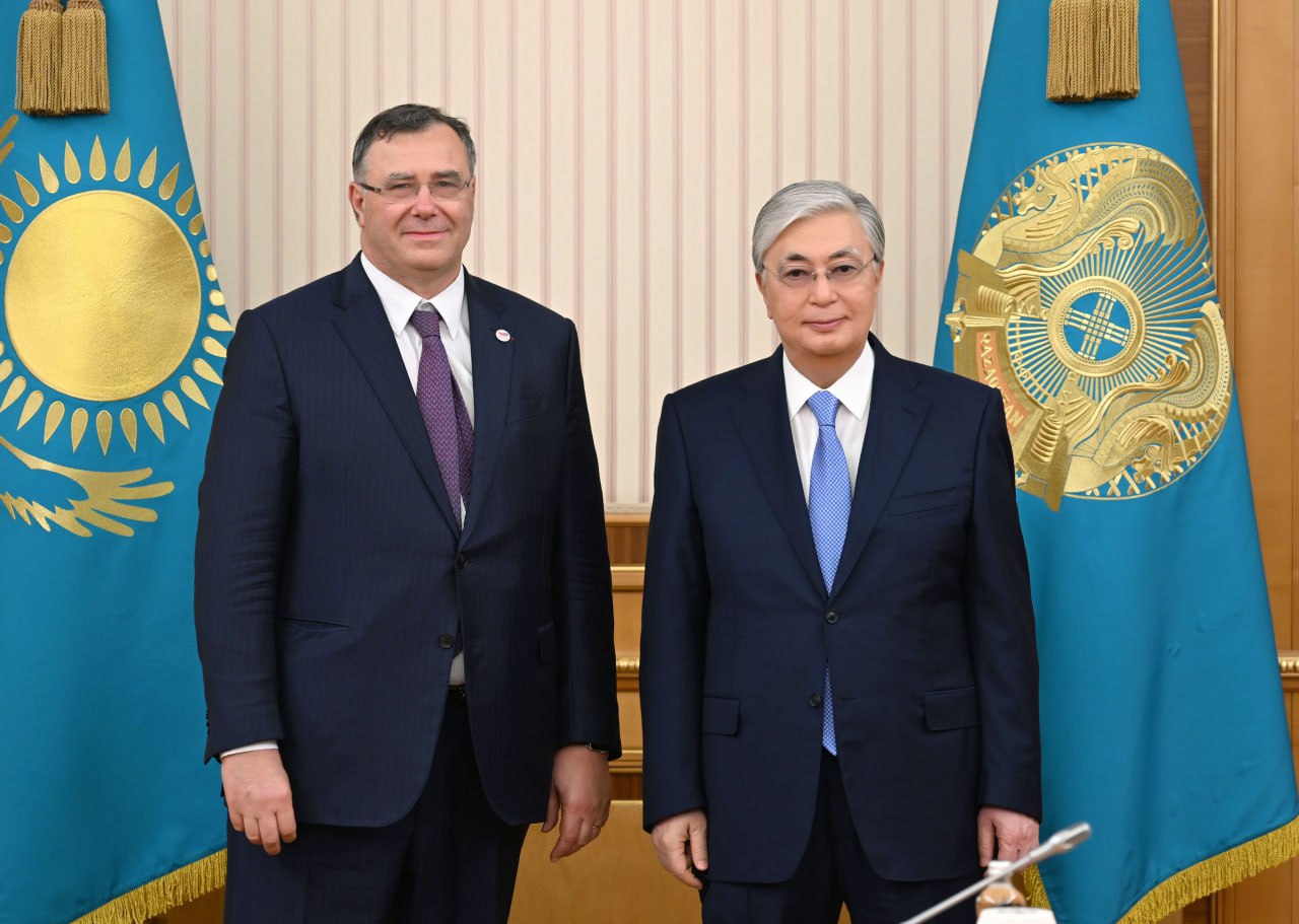 مەملەكەت باسشىسى Total Energies كومپانياسىنىڭ پرەزيدەنتىن قابىلدادى