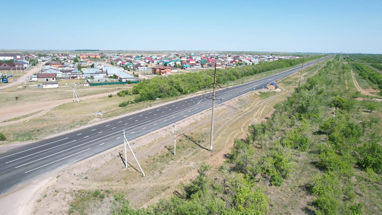 قوسشى قالاسى مەن قابانباي باتىر اۋىلى اراسىنداعى جول جوندەلدى