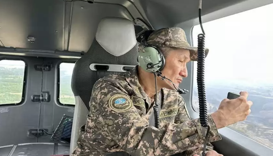 ەرتىس ورمانىنداعى ءورت: جاعداي باقىلاۋعا الىندى