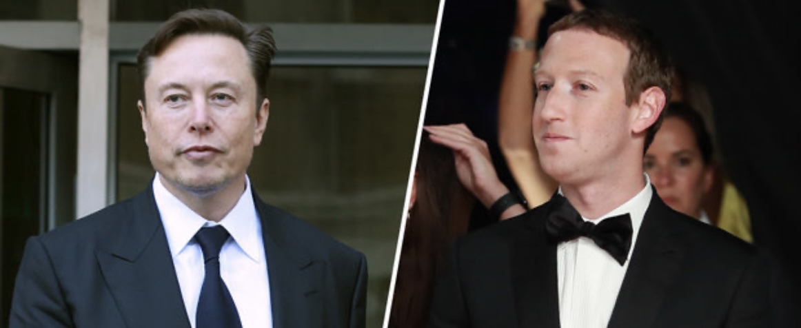 يلون ماسك پەن مارك تسۋكەربەرگ اراسىنداعى ايقاس ەرەكشە ستيلدە وتەدى