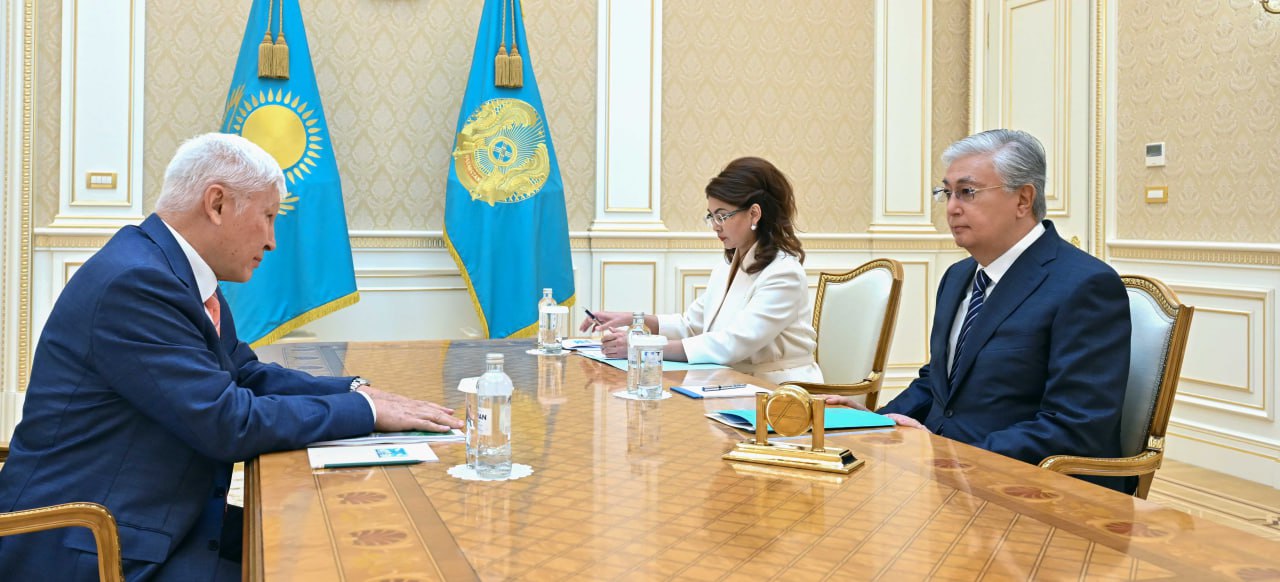 مەملەكەت باسشىسى ۇلتتىق عىلىم اكادەمياسىنىڭ ۆيتسە-پرەزيدەنتىن قابىلدادى