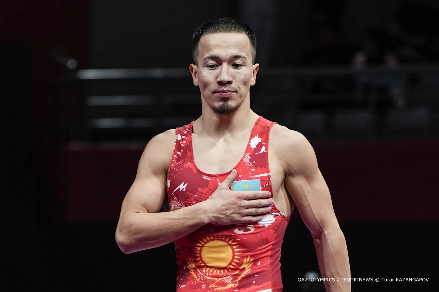 پرەزيدەنت گرەك-ريم كۇرەسىنەن الەم چەمپيونى ايدوس سۇلتانعاليدى قۇتتىقتادى