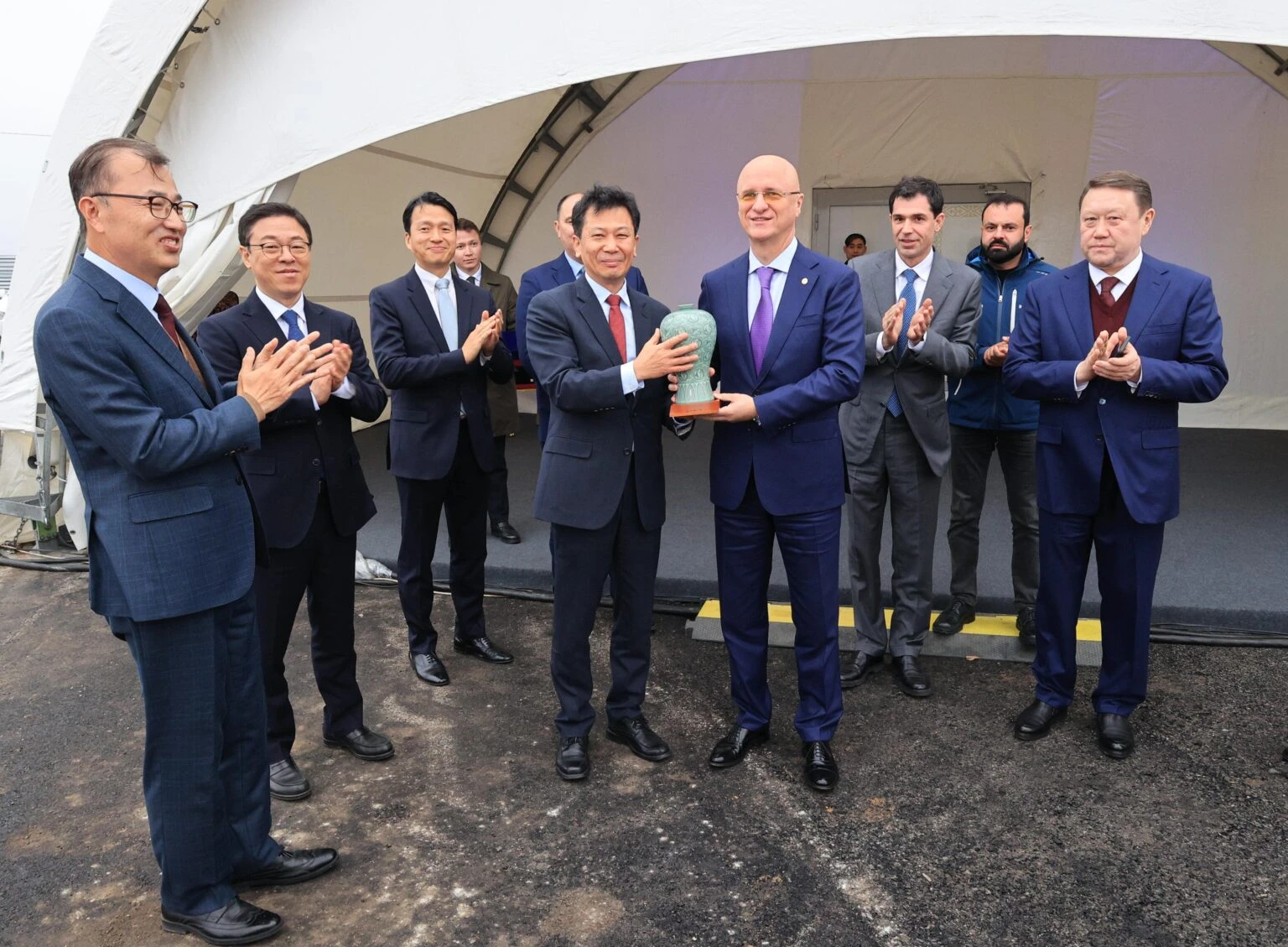 قوستانايدا كولىك  زاۋىتىنىڭ قۇرىلىسى باستالدى