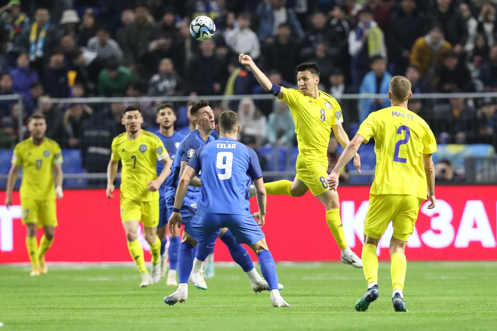 سلوۆەنيا – قازاقستان ماتچىنىڭ تىكەلەي كورسەتىلىمى