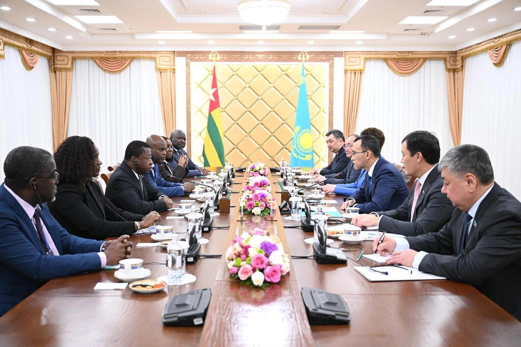 ماۋلەن اشىمباەۆ توگو پرەزيدەنتىمەن كەزدەستى