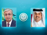 مەملەكەت باسشىسى قاتار امىرىنە قۇتتىقتاۋ جەدەلحاتىن جولدادى