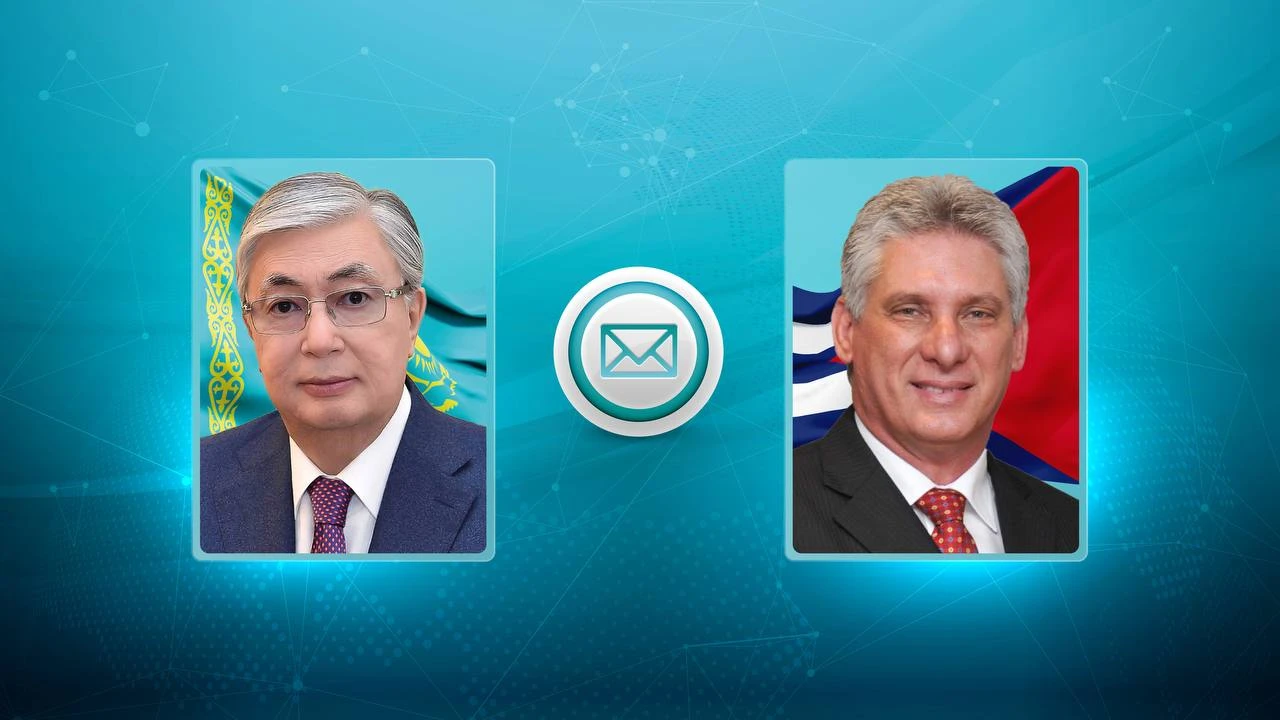 مەملەكەت باسشىسى كۋبا پرەزيدەنتىنە قۇتتىقتاۋ جەدەلحاتىن جولدادى