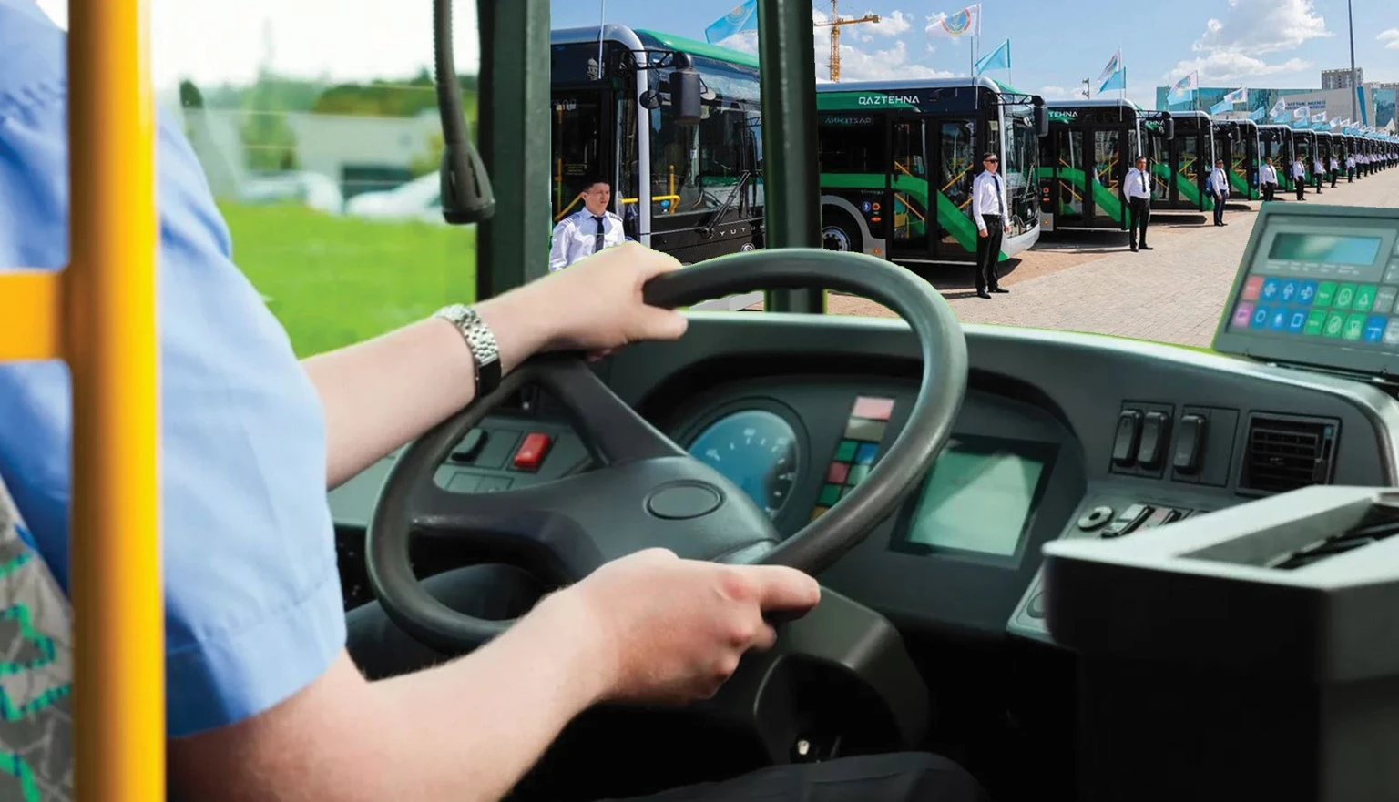 اۆتوبۋس پاركتەرى جۇرگىزۋشىگە جارىمايدى