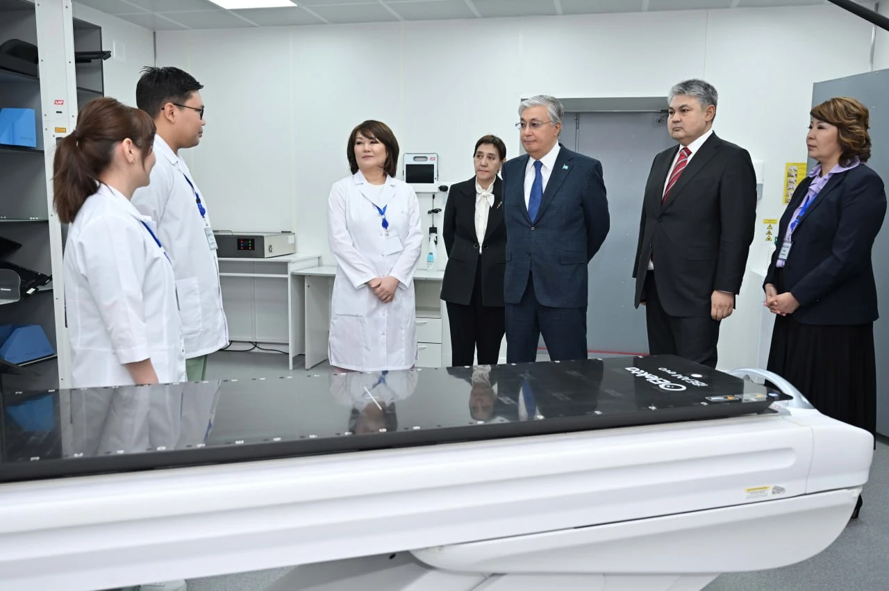 پرەزيدەنت وسكەمەندەگى ساۋلەلىك تەراپيا جانە دياگنوستيكا ورتالىعىنا باردى