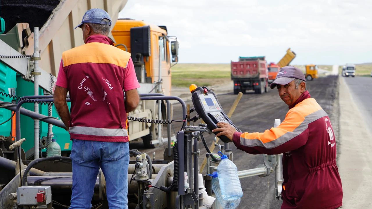 كوپ كۇتكەن كۇرە جول قۇرىلىسى اياقتالادى