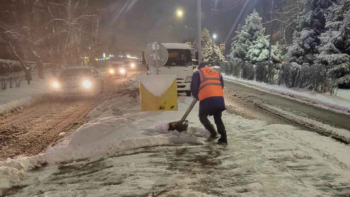 «15 سم»: الماتى قالاسىندا قالىڭ قار جاۋدى