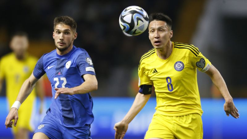 گرەكيا-قازاقستان كەزدەسۋىنىڭ ءبىرىنشى جارتىسى جەڭىلىسپەن اياقتالدى