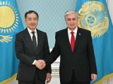 پرەزيدەنت باقىتجان ساعىنتاەۆتى قابىلدادى