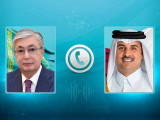 پرەزيدەنت قاتار امىرىمەن تەلەفون ارقىلى سويلەستى