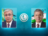 مەملەكەت باسشىسى وزبەكستان پرەزيدەنتىمەن تەلەفون ارقىلى سويلەستى