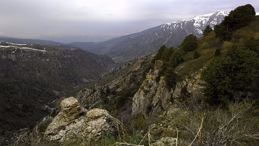 تۇركىستاندا سەلفي جاساماق بولعان بويجەتكەن بيىكتەن قۇلاپ كەتتى