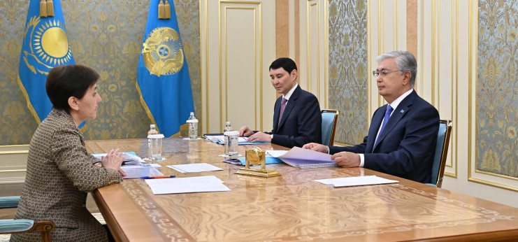 پرەزيدەنت تامارا دۇيسەنوۆانى قابىلدادى