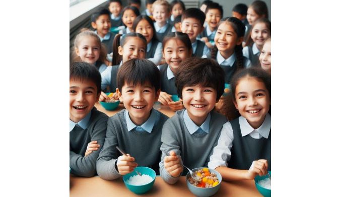 ەلىمىزدە 1,7 ملن وقۋشى تەگىن تاماقتانۋمەن قامتىلادى