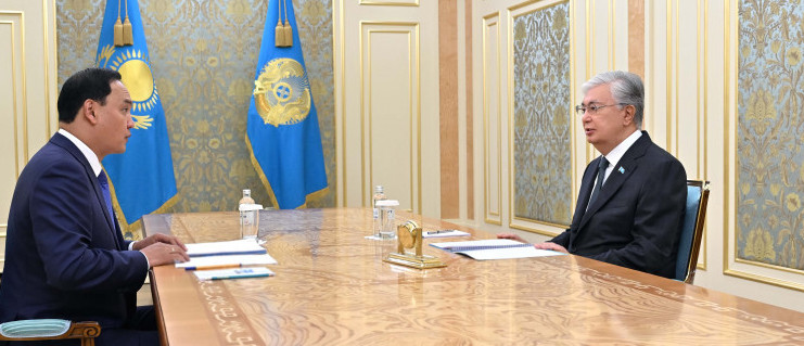 مەملەكەت باسشىسى ەربول قاراشوكەەۆتى قابىلدادى