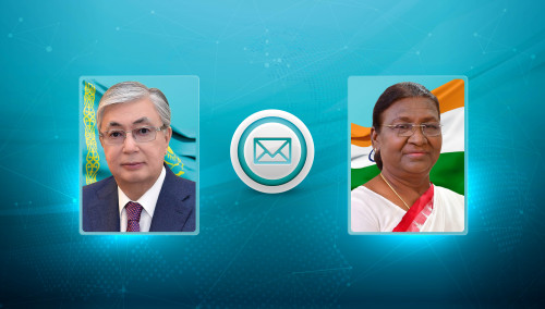 مەملەكەت باسشىسى ءۇندىستان پرەزيدەنتىن تاۋەلسىزدىك كۇنىمەن قۇتتىقتادى