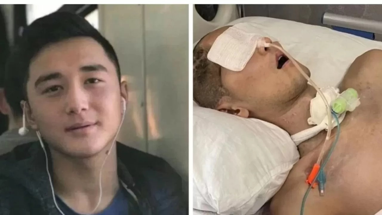 التى ايدان استام ەس-ءتۇسسىز جاتقان سارباز اۋرۋحانادان شىعارىلدى