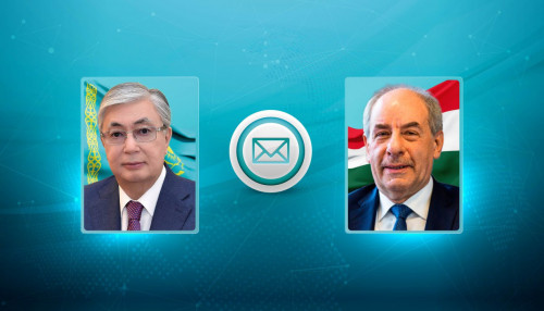 مەملەكەت باسشىسى ماجارستان پرەزيدەنتىنە قۇتتىقتاۋ جەدەلحاتىن جولدادى