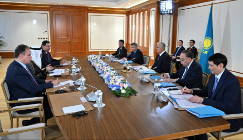 مەملەكەت باسشىسى يسلام دامۋ بانكىنىڭ پرەزيدەنتىن قابىلدادى