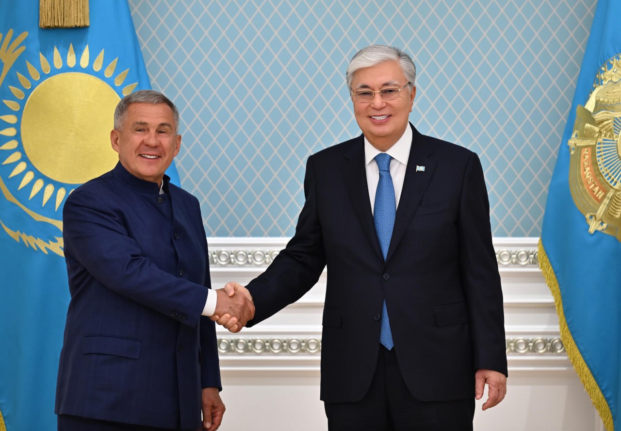 مەملەكەت باسشىسى تاتارستان رايسى رۋستام ميننيحانوۆتى قابىلدادى