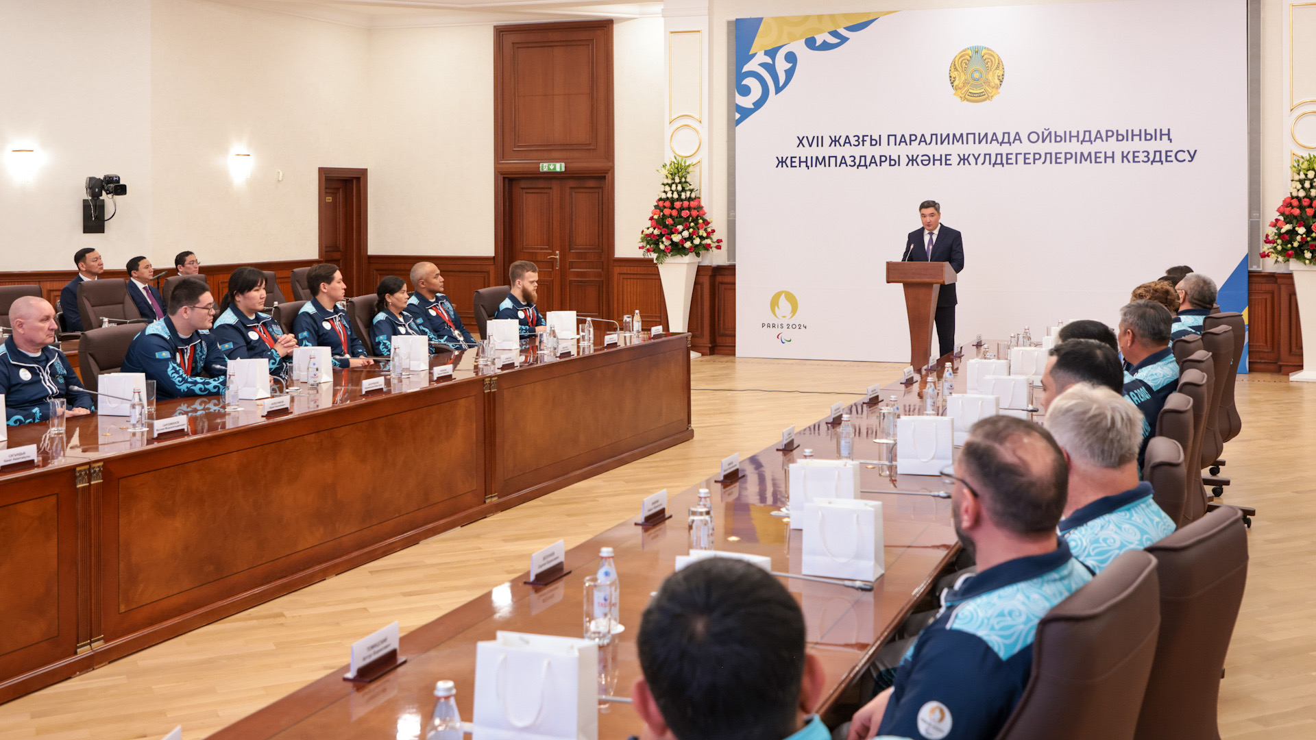 پاراليمپيادا جۇلدەگەرلەرىنە مەملەكەتتىك ناگرادالار تابىستالدى