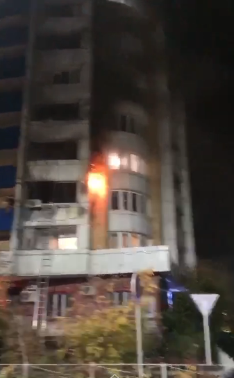 ەلوردادا 14 قاباتتى تۇرعىن ءۇي وتقا وراندى