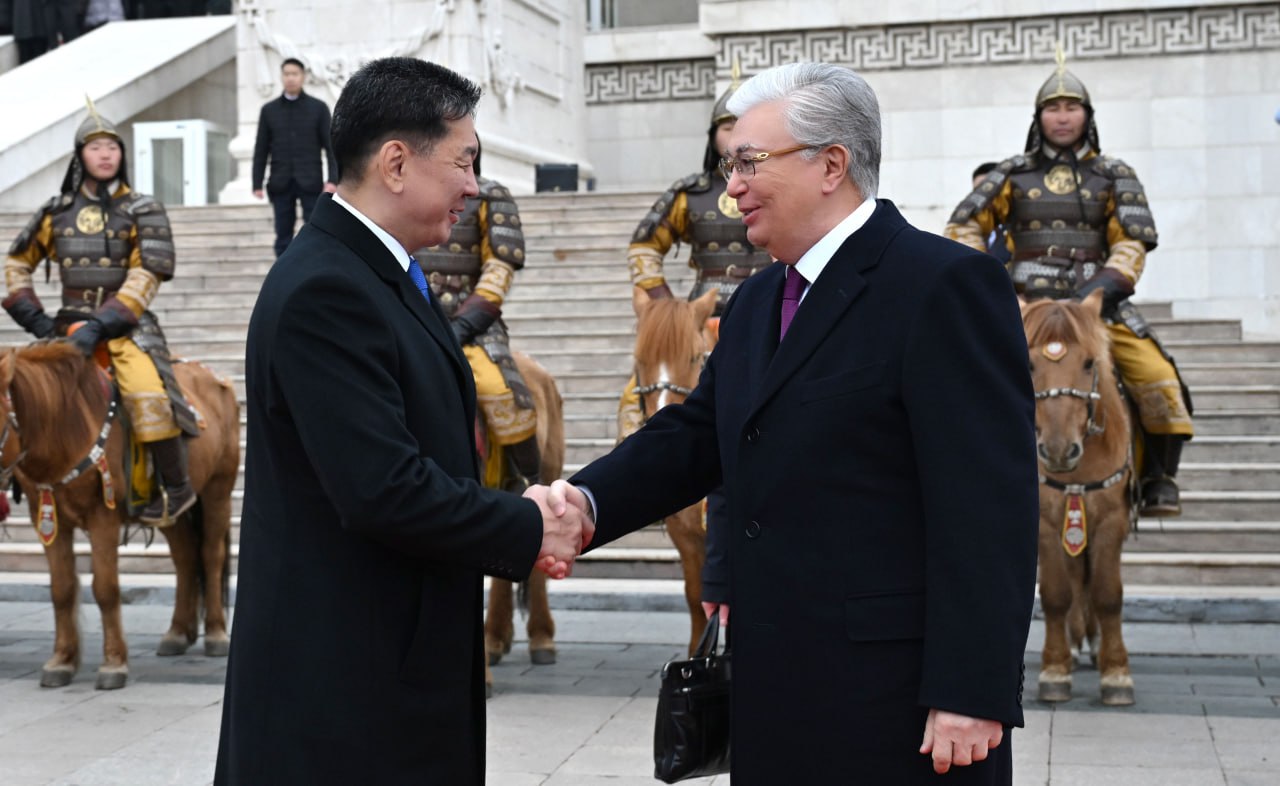 موڭعوليادا قاسىم-جومارت توقاەۆتى سالتاناتتى قارسى الۋ ءراسىمى ءوتتى