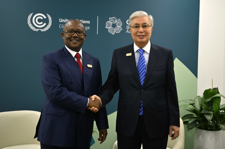 قاسىم-جومارت توقاەۆ گۆينەيا-بيساۋ پرەزيدەنتىمەن كەزدەستى