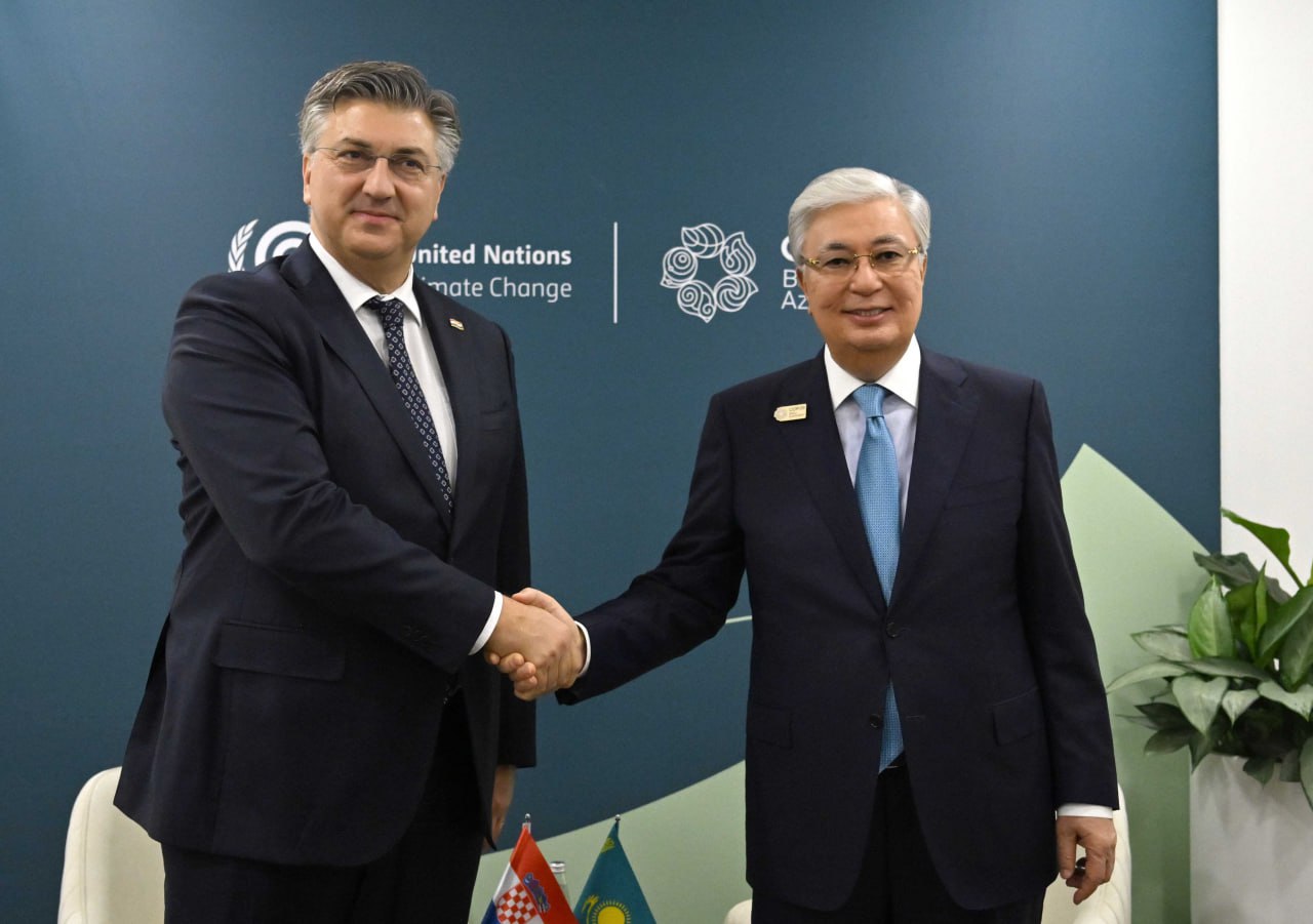 مەملەكەت باسشىسى حورۆاتيا پرەمەر-مينيسترىمەن كەزدەستى