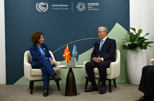 قاسىم-جومارت توقاەۆ سولتۇستىك ماكەدونيا پرەزيدەنتىمەن كەزدەستى