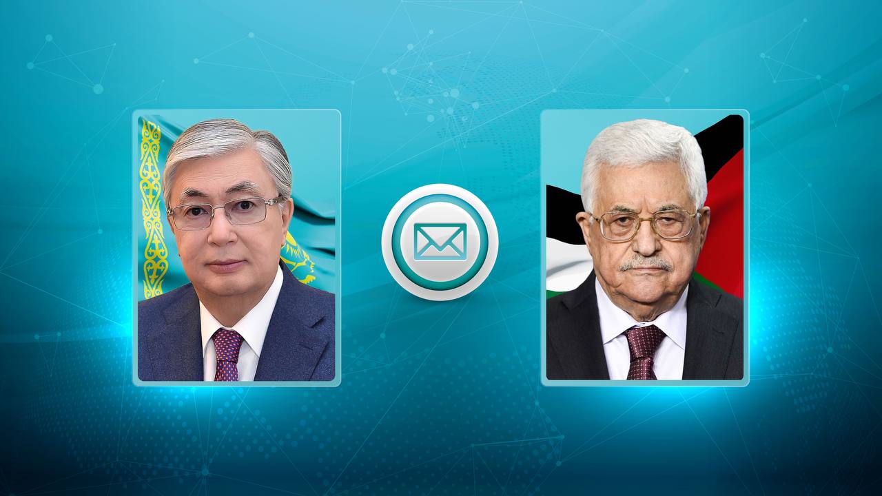 مەملەكەت باسشىسى پالەستينا پرەزيدەنتىن قۇتتىقتادى