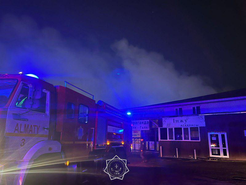 الماتىداعى بازارلاردىڭ بىرىنەن ءورت شىقتى